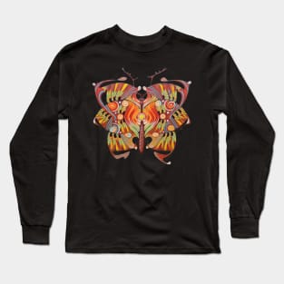 tribal butterfly Long Sleeve T-Shirt